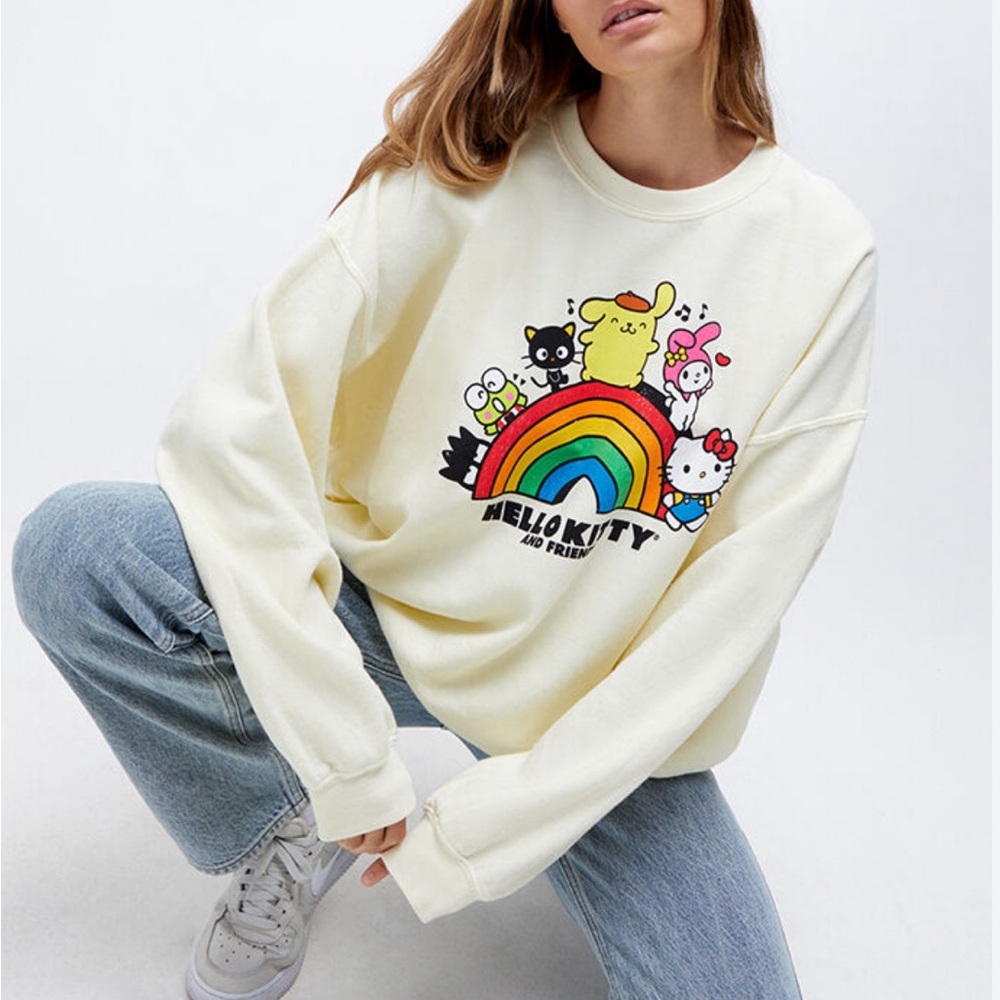HELLO KITTY x Zumiez Sweatshirt NWT M
